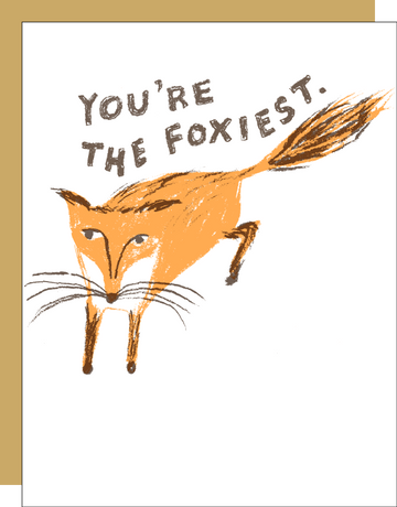 Foxiest Fox Card
